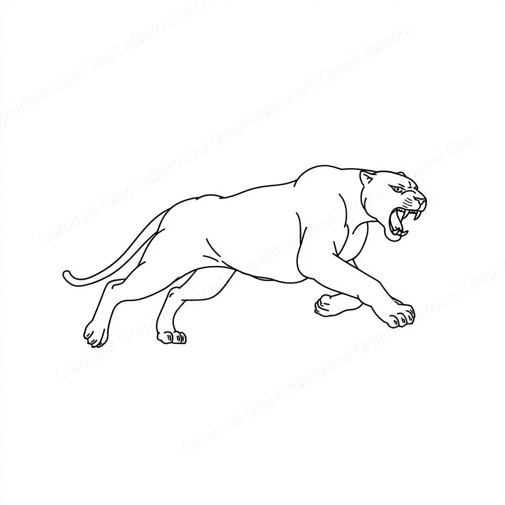Panther Vector Graphic preview