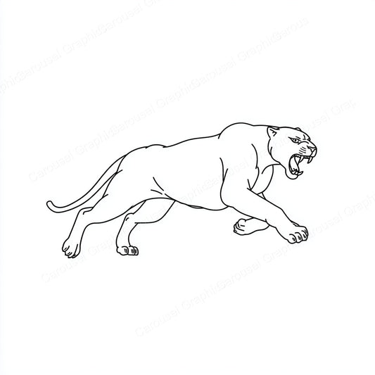 Panther Vector Graphic preview