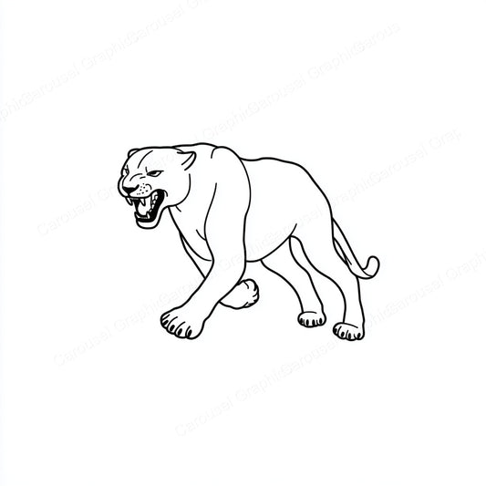 Panther Vector Graphic preview