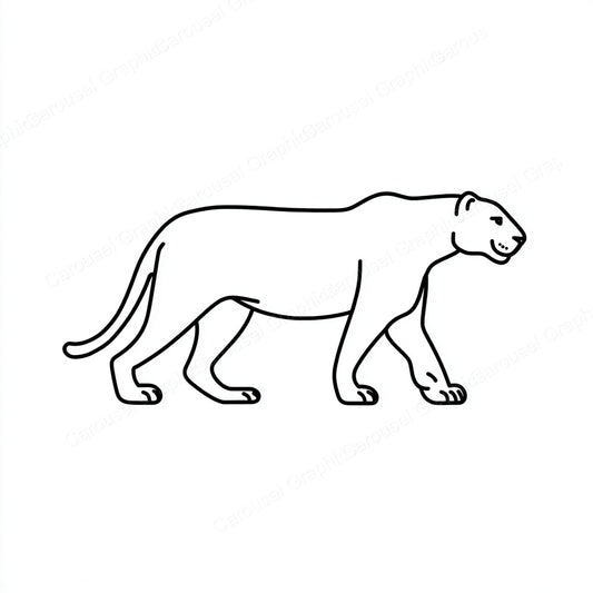 Panther Vector Graphic preview