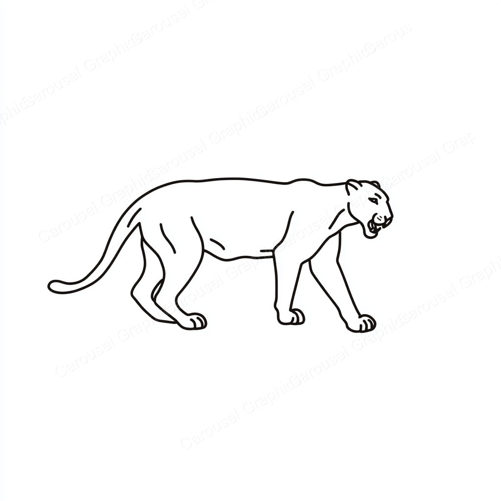 Panther Vector Graphic preview