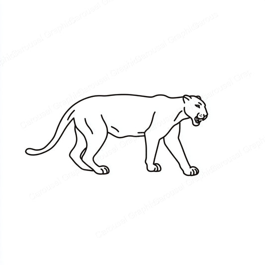 Panther Vector Graphic preview