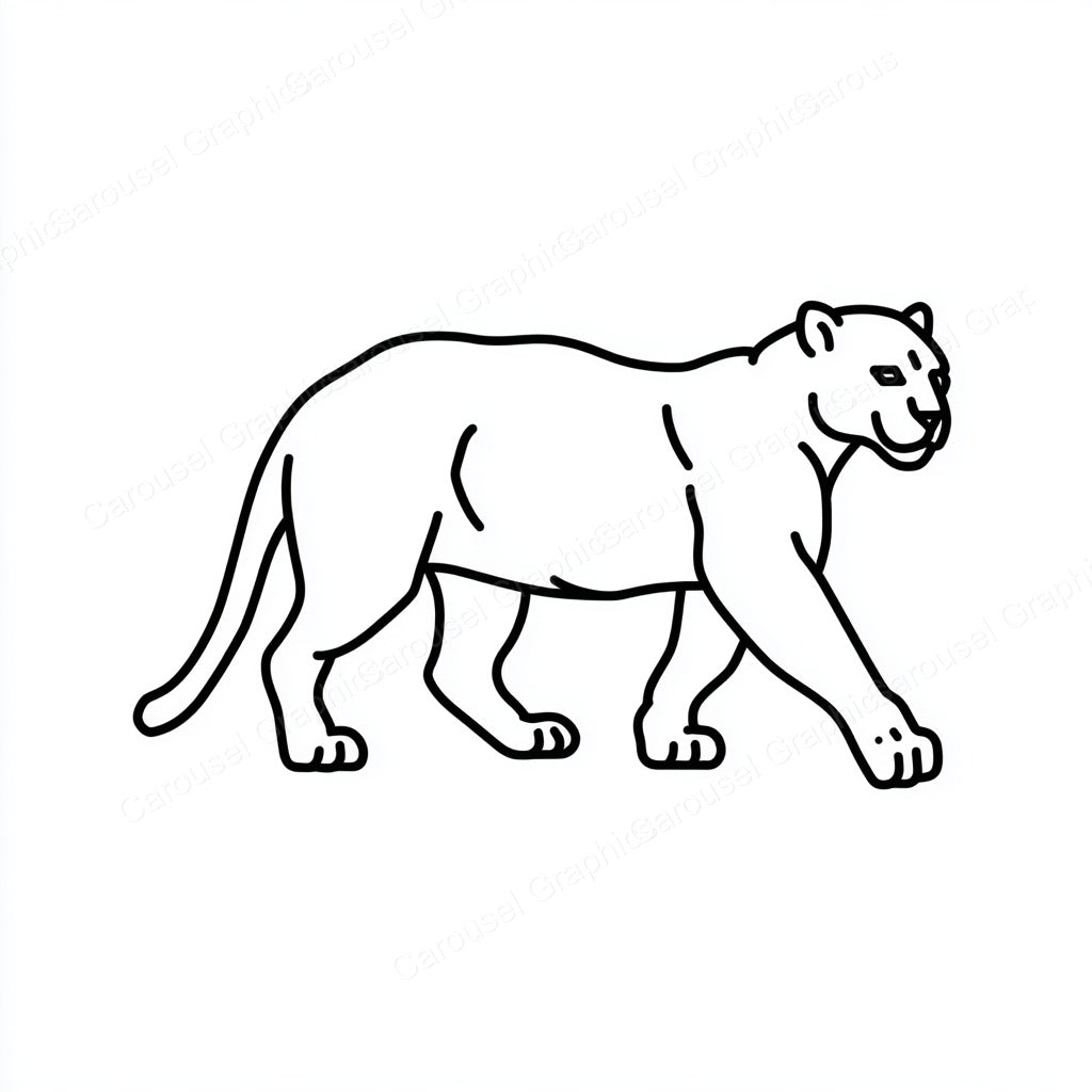 Panther Vector Graphic preview