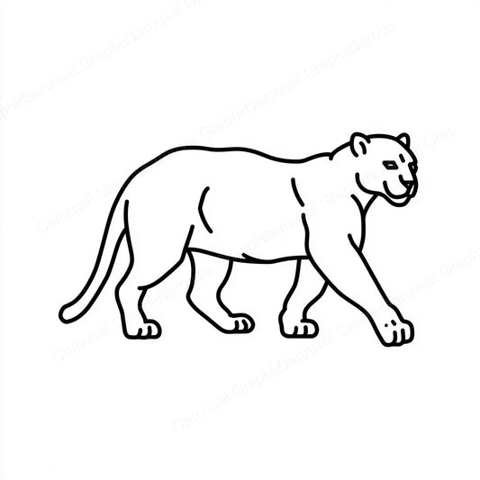 Panther Vector Graphic preview