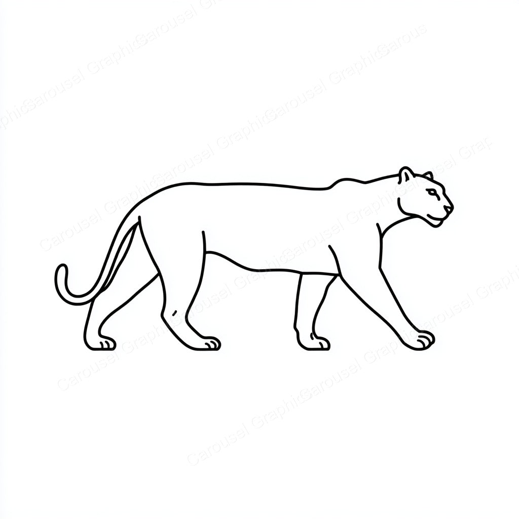 Panther Vector Graphic preview