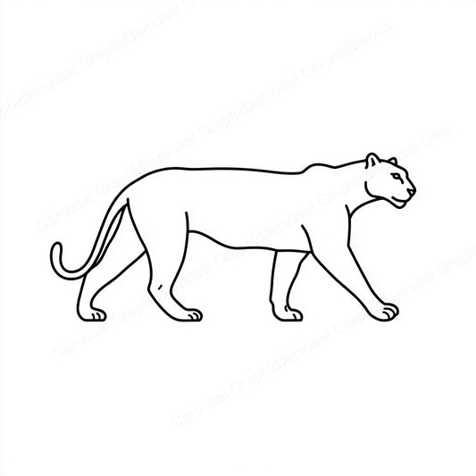 Panther Vector Graphic preview