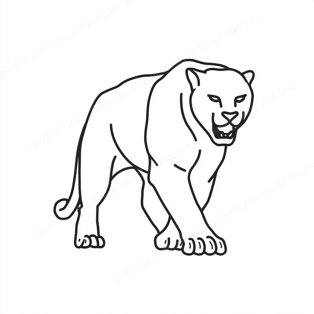 Panther Vector Graphic preview