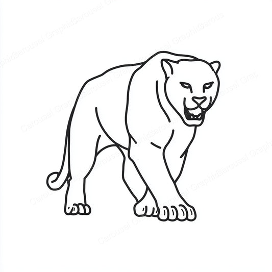Panther Vector Graphic preview