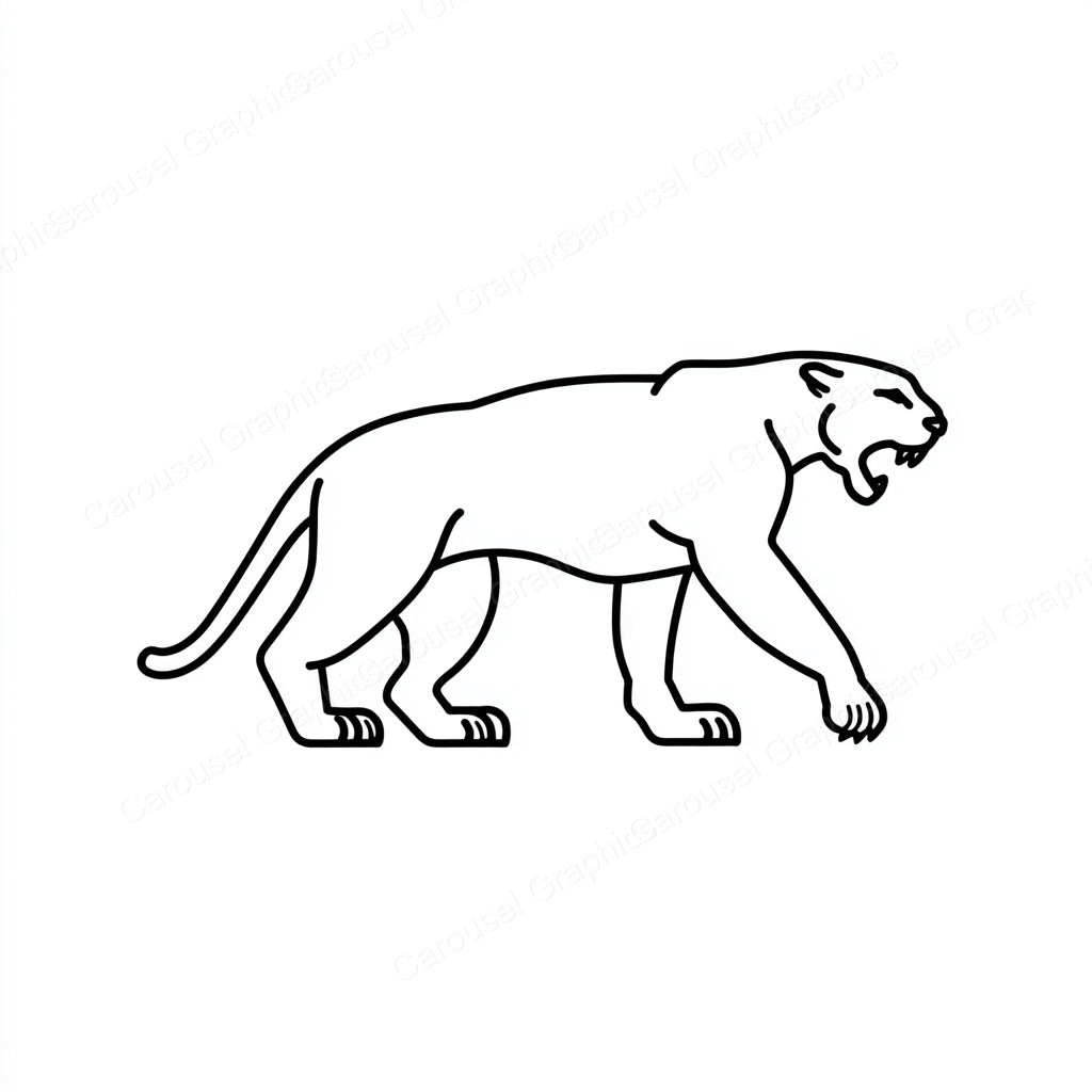 Panther Vector Graphic preview