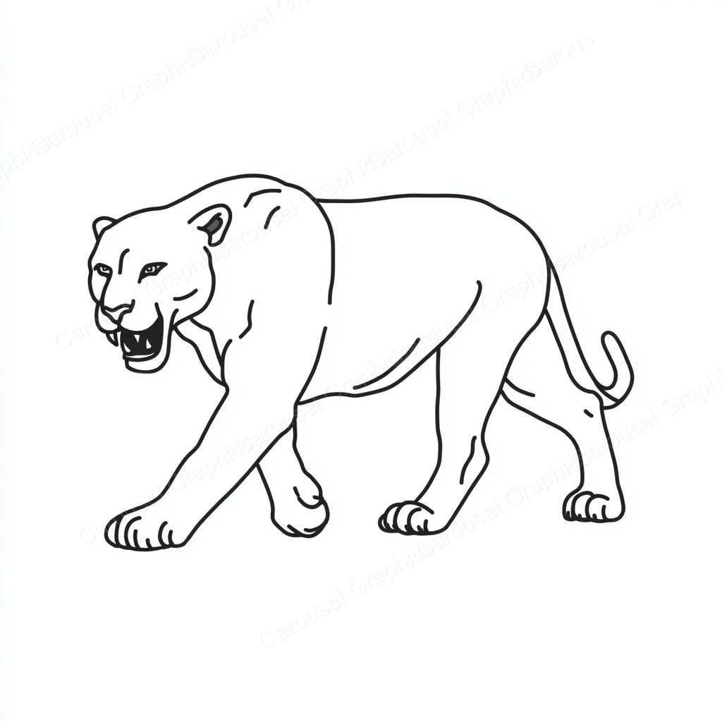Panther Vector Graphic preview