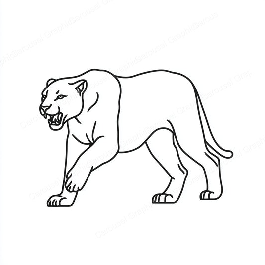Panther Vector Graphic preview