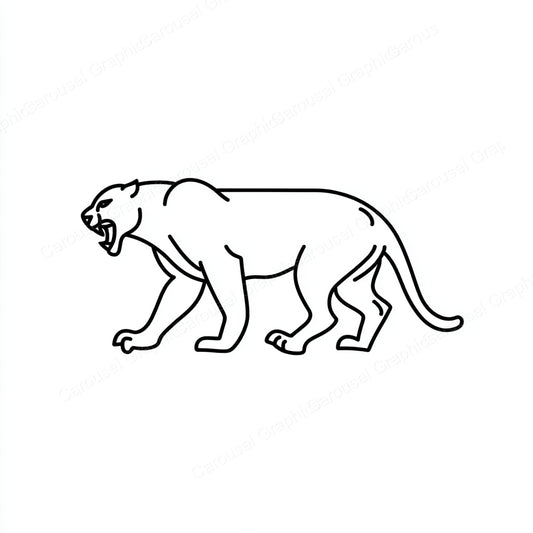 Panther Vector Graphic preview