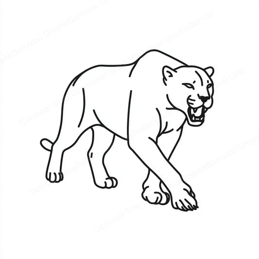 Panther Vector Graphic preview
