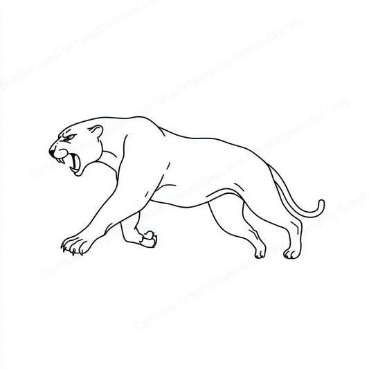 Panther Vector Graphic preview