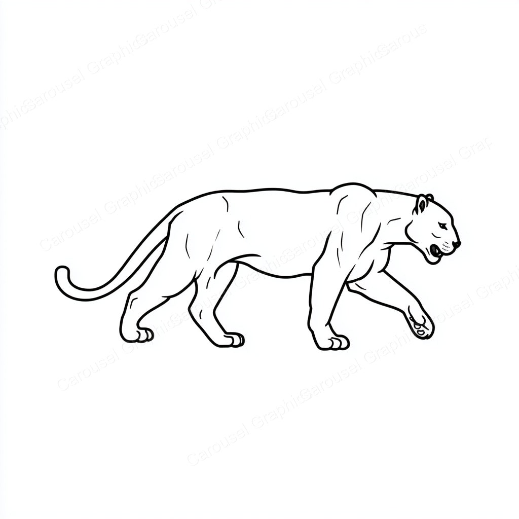 Panther Vector Graphic preview