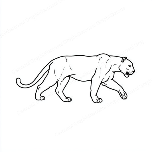 Panther Vector Graphic preview