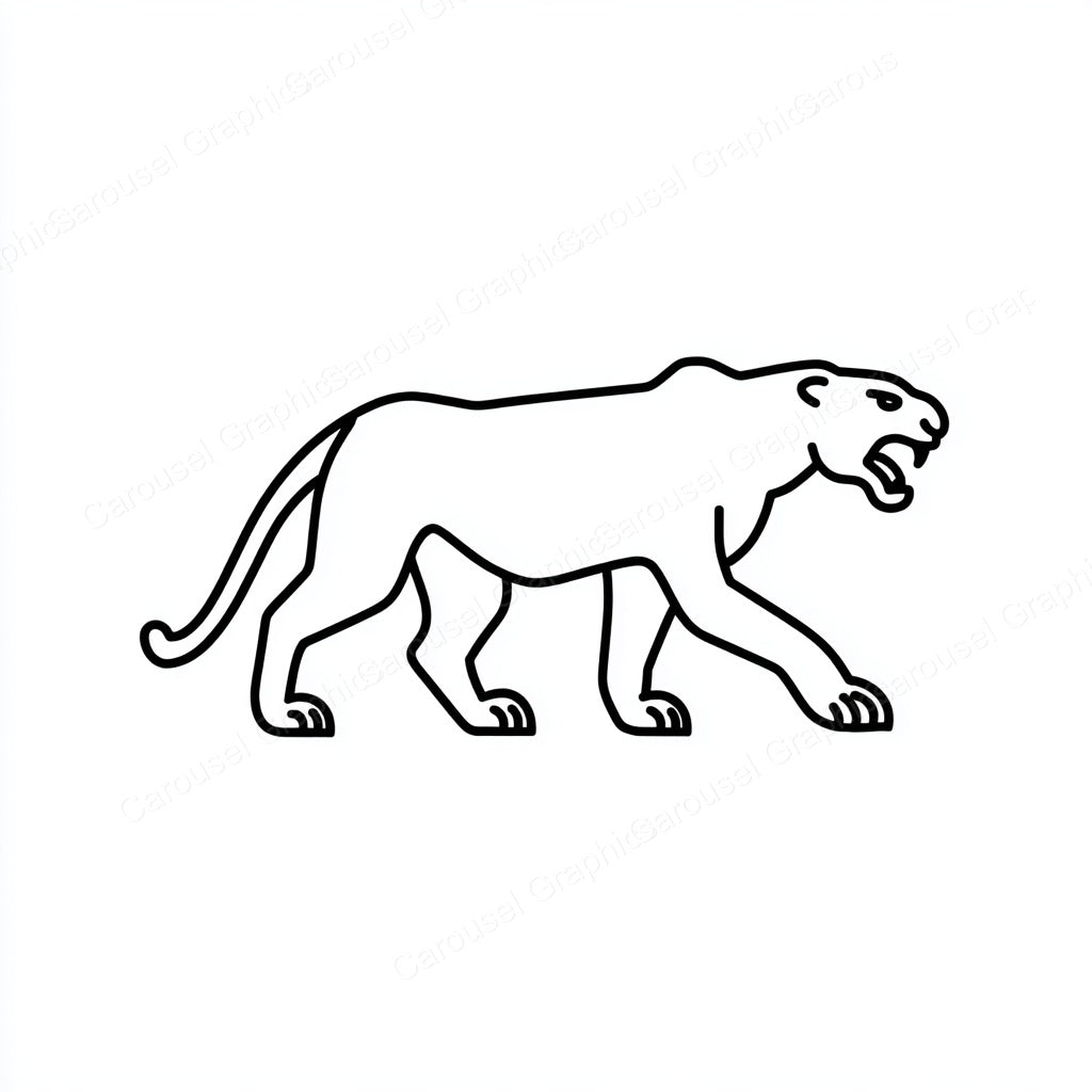 Panther Vector Graphic preview