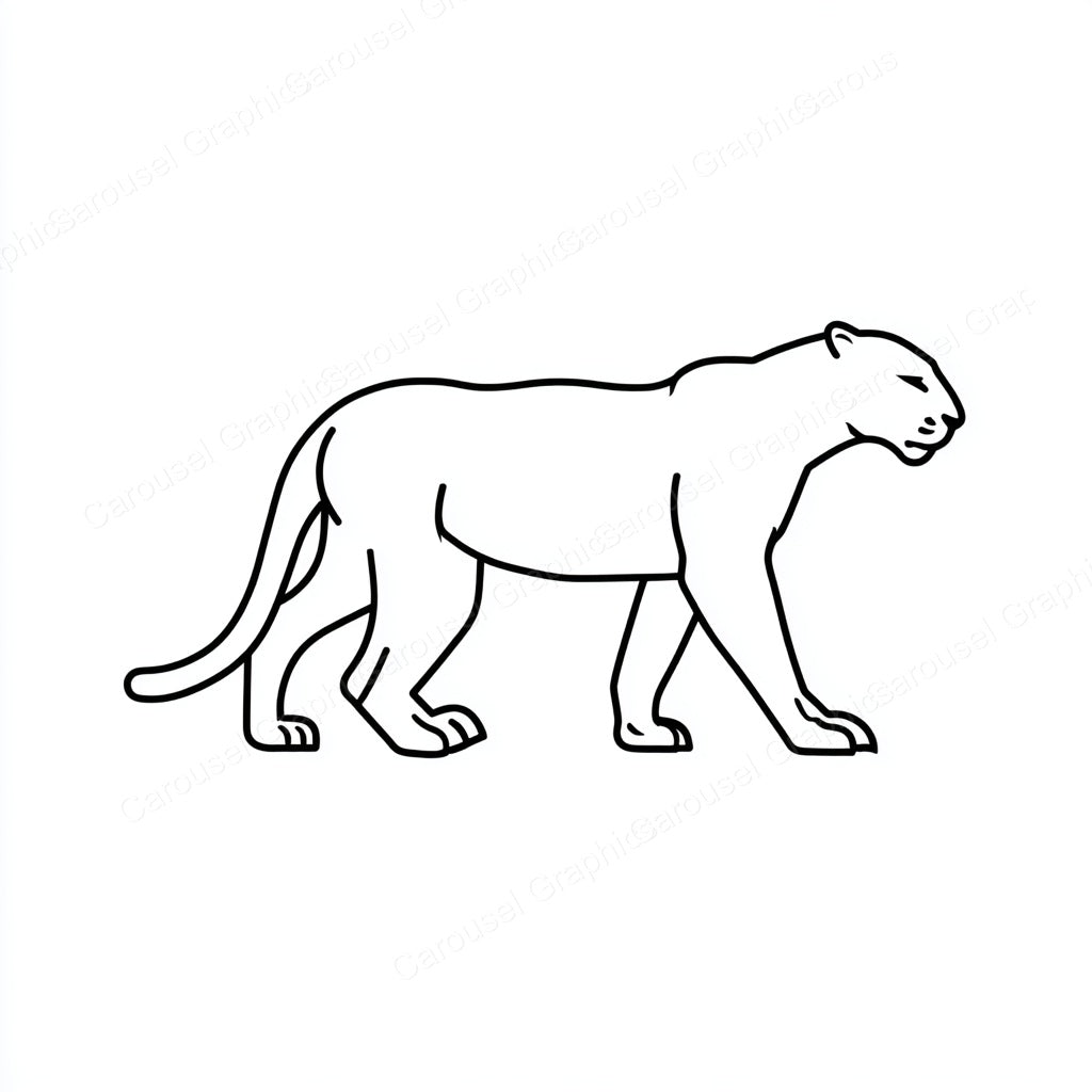 Panther Vector Graphic preview