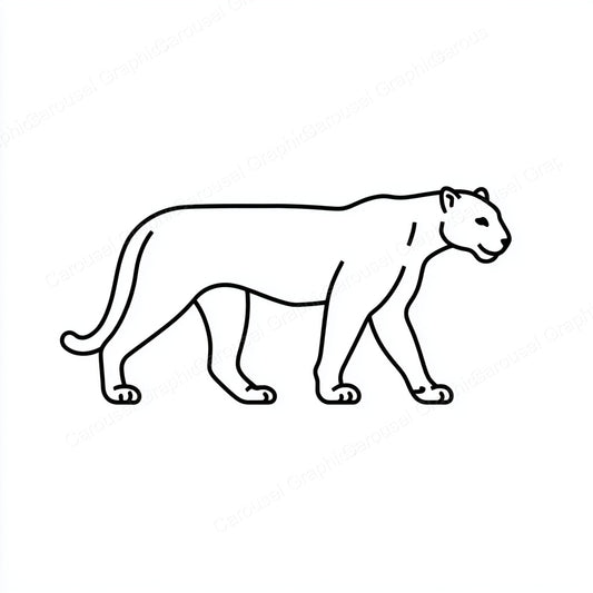 Panther Vector Graphic preview