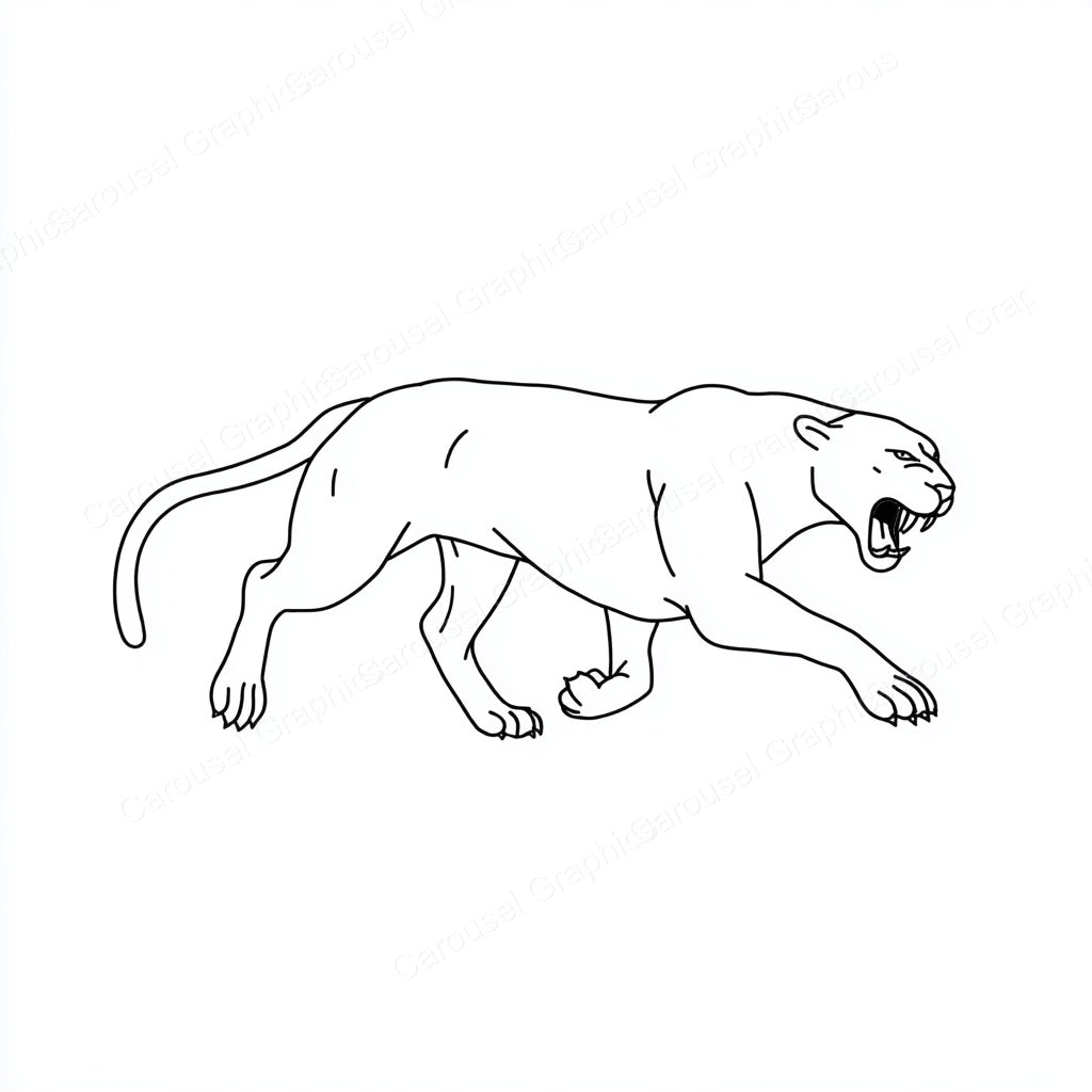 Panther Vector Graphic preview