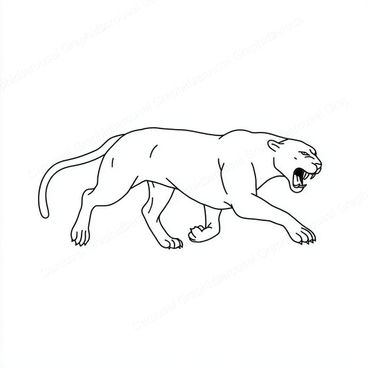 Panther Vector Graphic preview