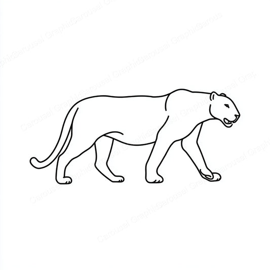 Panther Vector Graphic preview