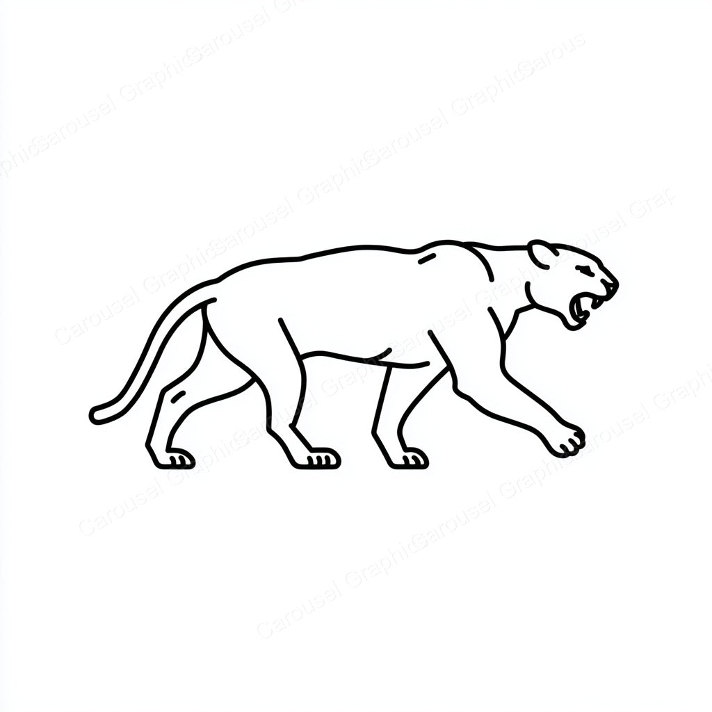 Panther Vector Graphic preview