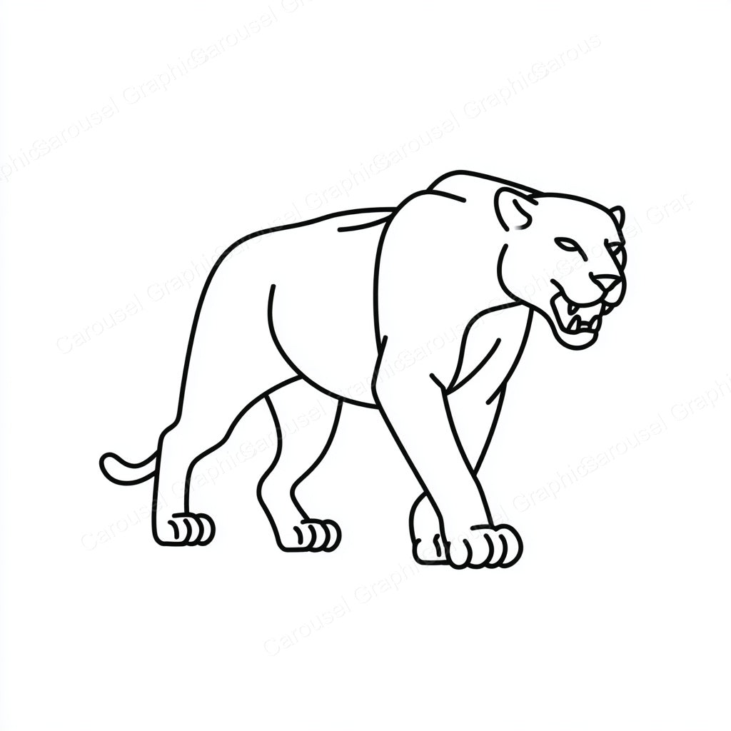 Panther Vector Graphic preview