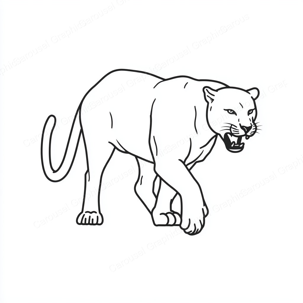 Panther Vector Graphic preview