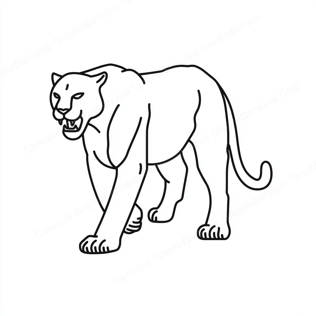 Panther Vector Graphic preview
