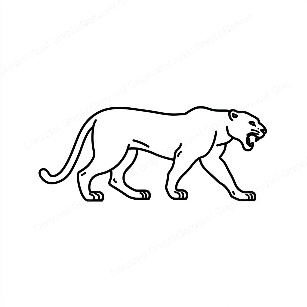 Panther Vector Graphic preview