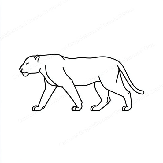 Panther Vector Graphic preview
