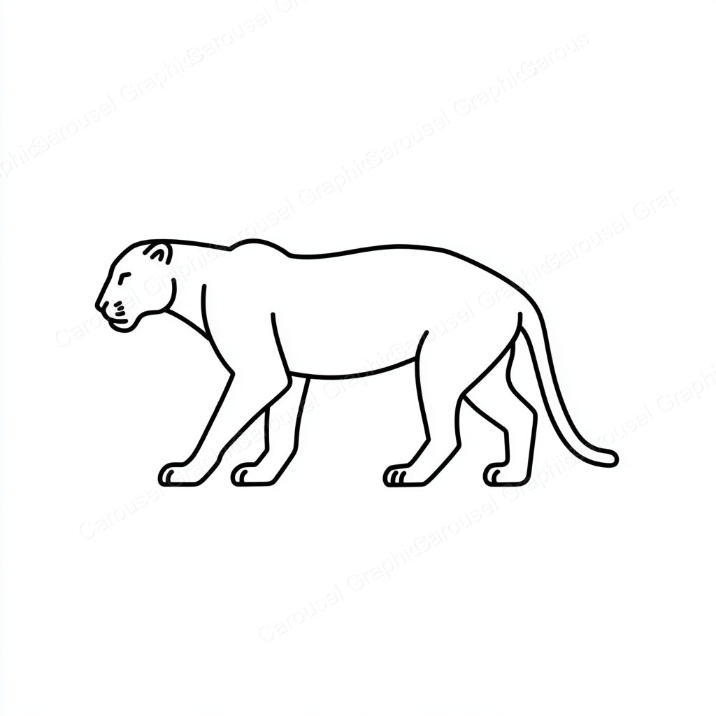 Panther Vector Graphic preview