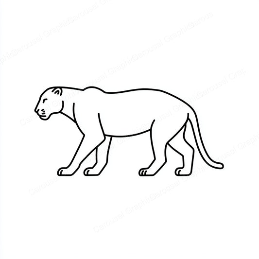 Panther Vector Graphic preview