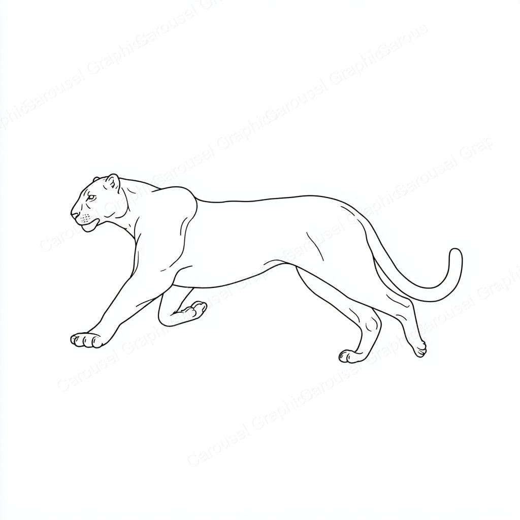 Panther Vector Graphic preview