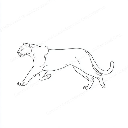 Panther Vector Graphic preview
