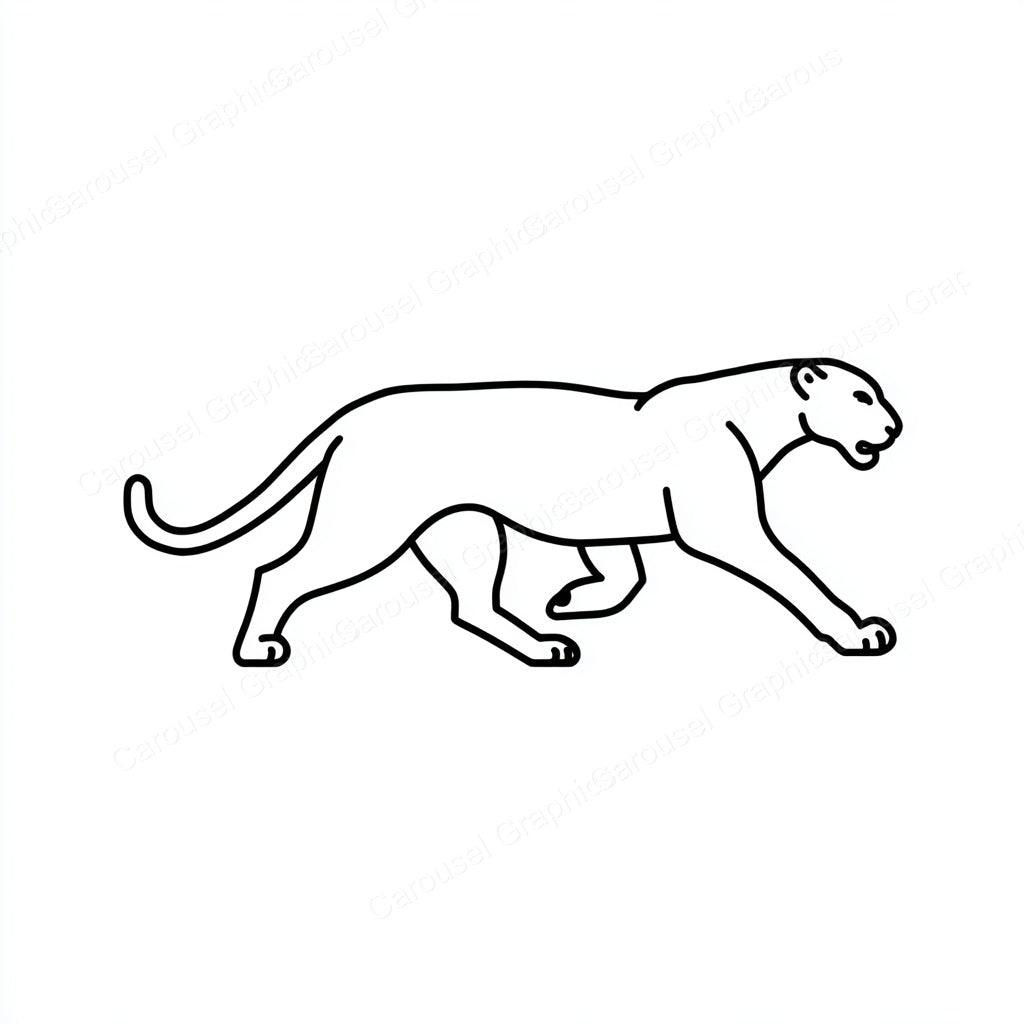 Panther Vector Graphic preview