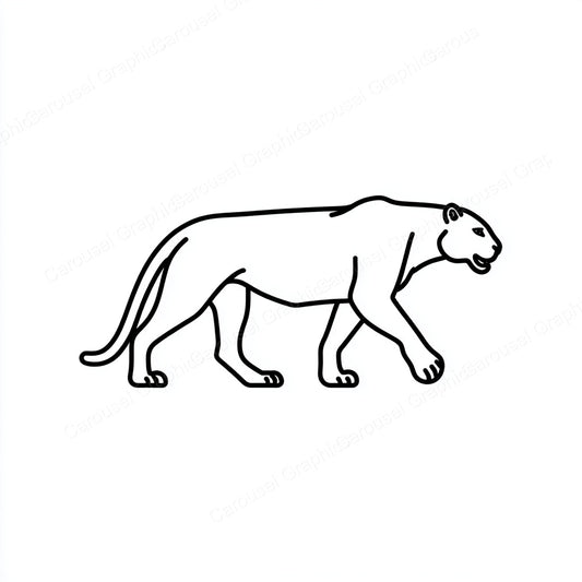Panther Vector Graphic preview