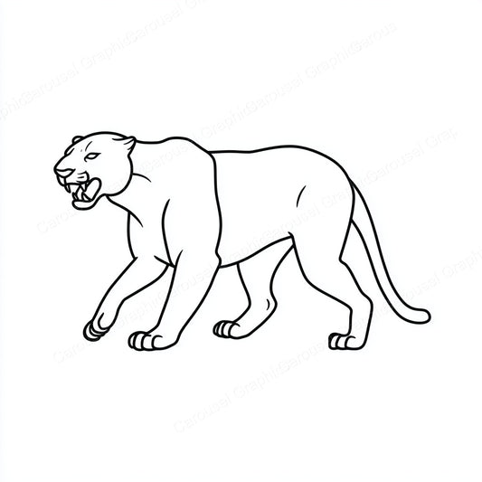 Panther Vector Graphic preview