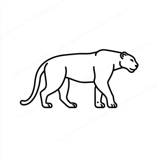 Panther Vector Graphic preview