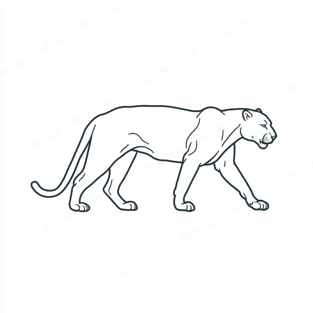 Panther Vector Graphic preview