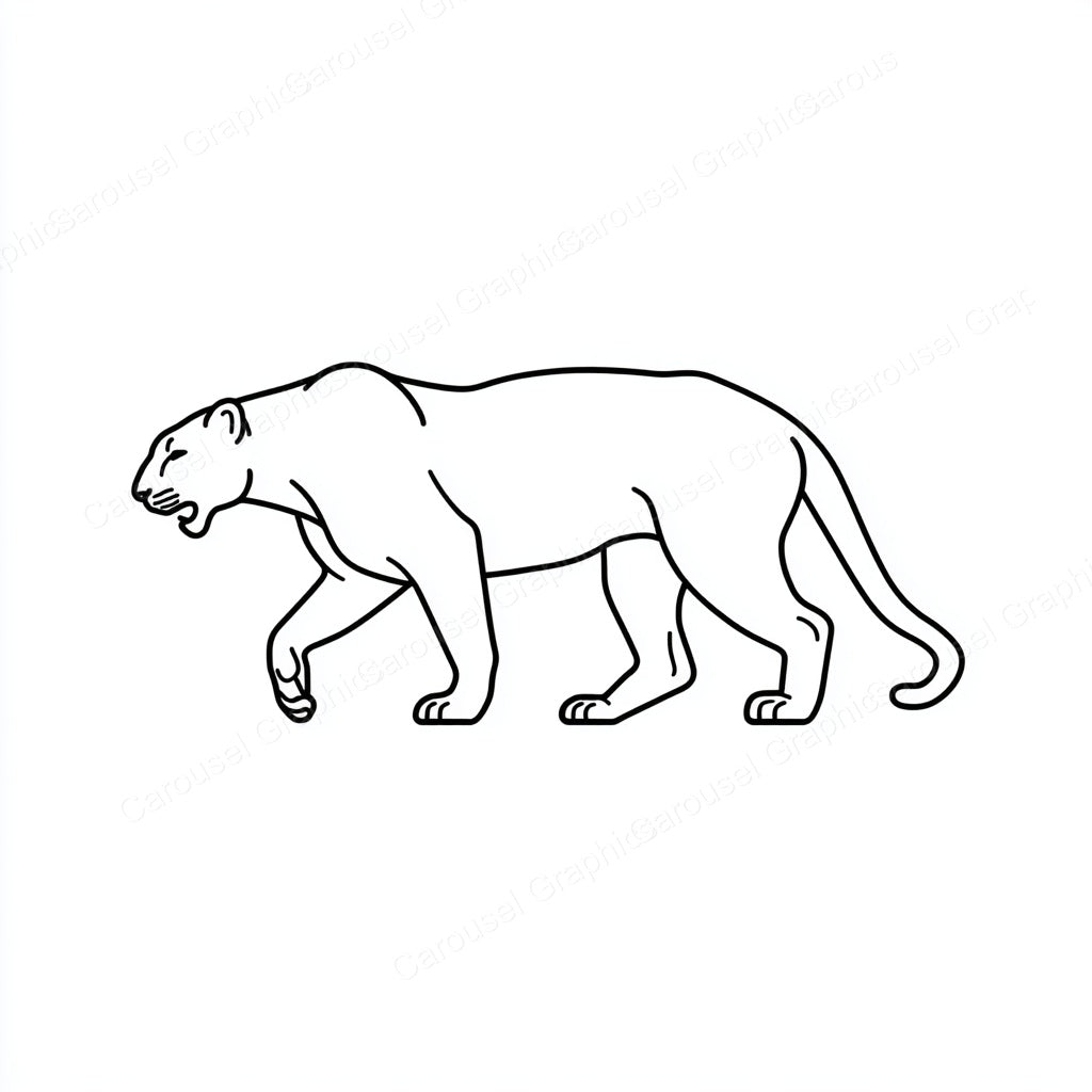 Panther Vector Graphic preview