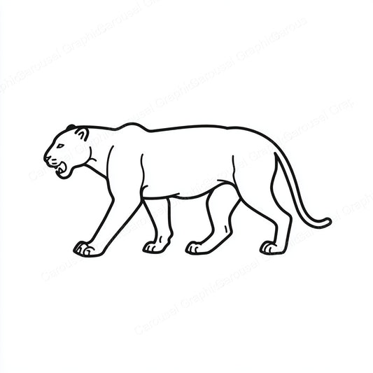 Panther Vector Graphic preview