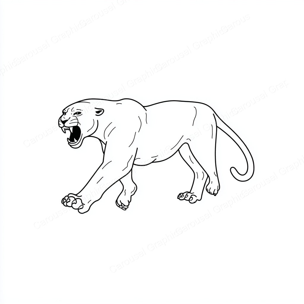 Panther Vector Graphic preview