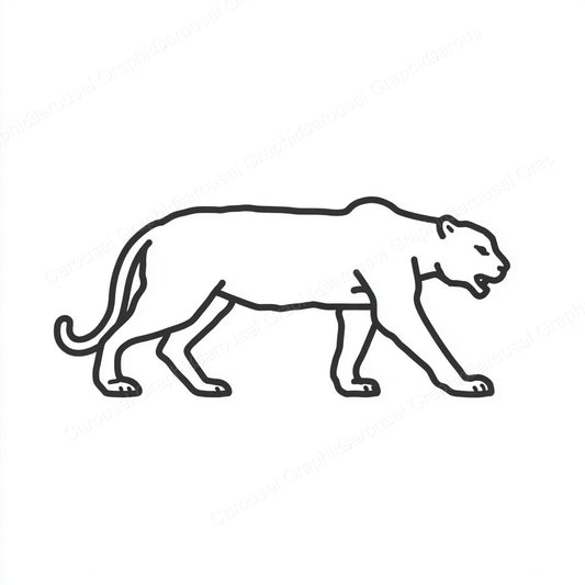 Panther Vector Graphic preview