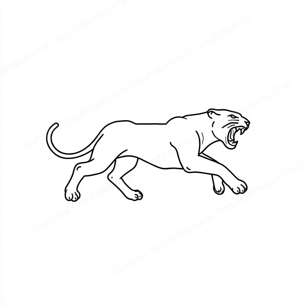 Panther Vector Graphic preview