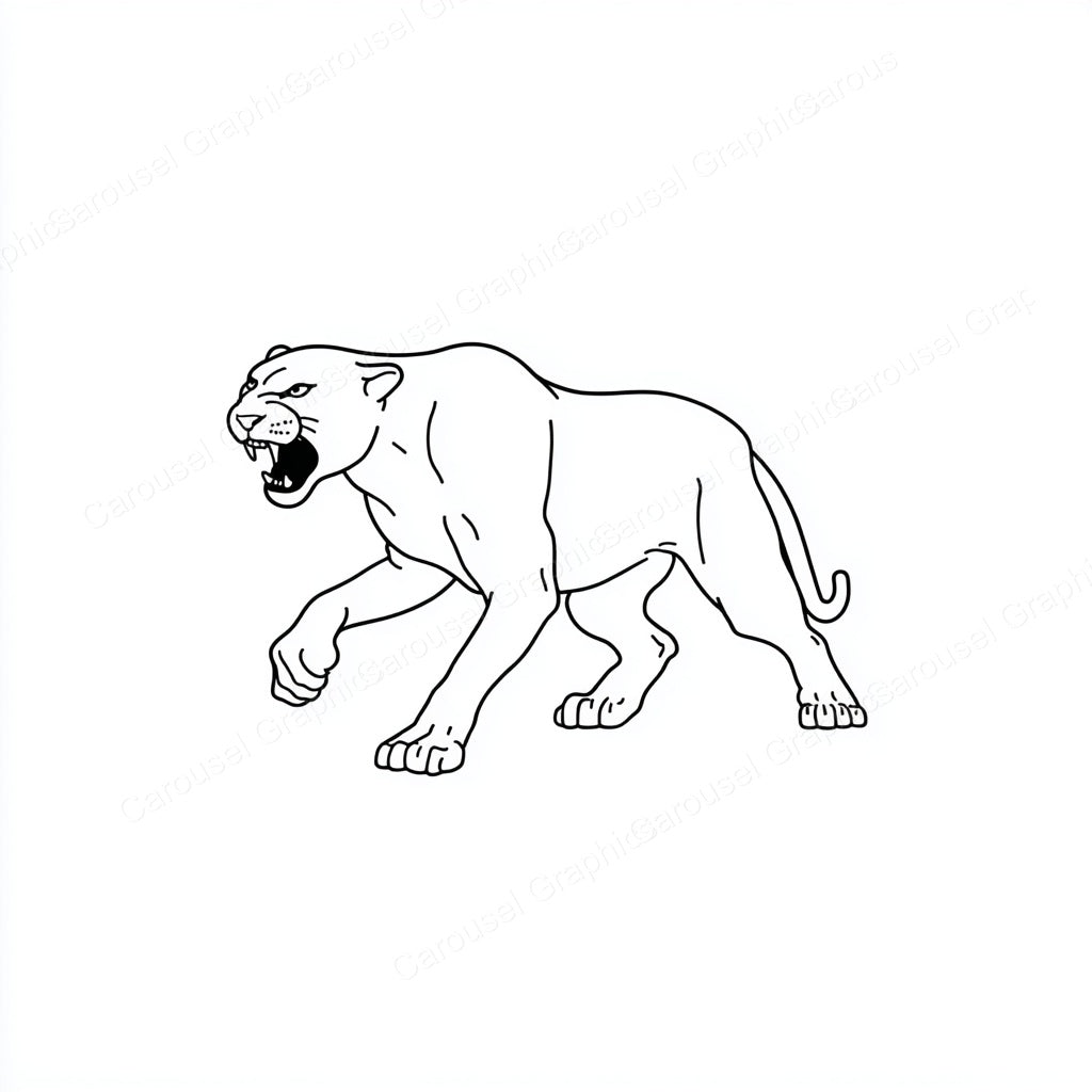 Panther Vector Graphic preview