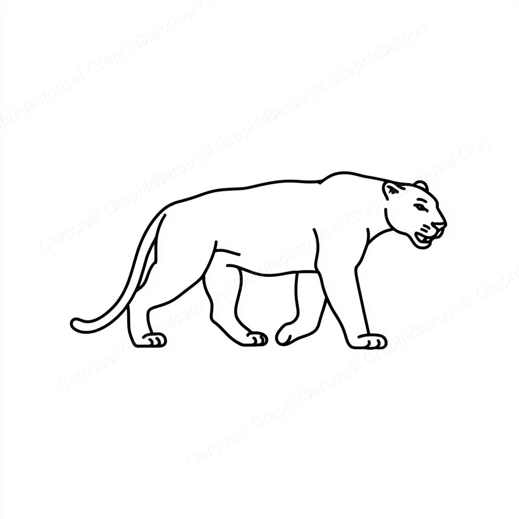 Panther Vector Graphic preview
