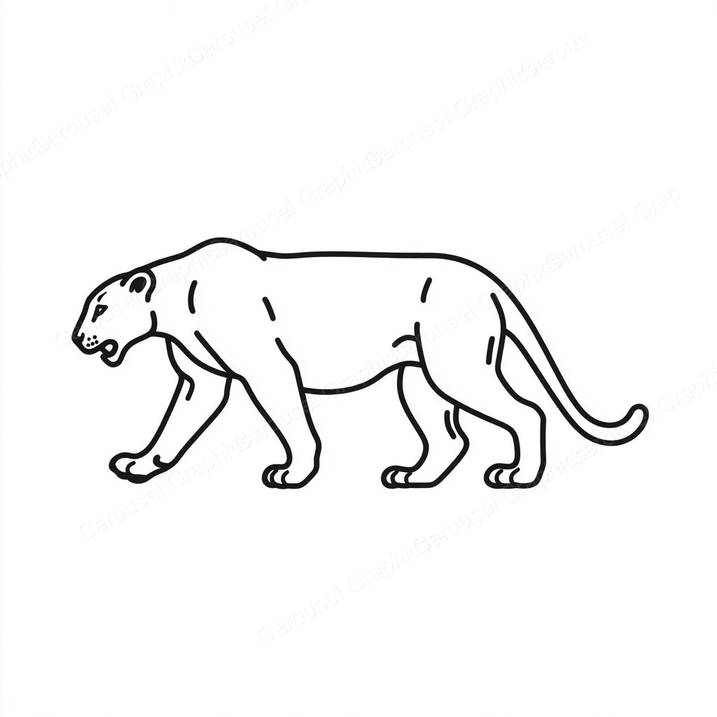 Panther Vector Graphic preview