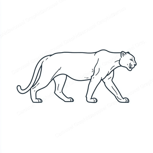 Panther Vector Graphic preview